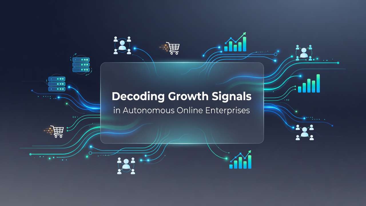 Decoding Growth Signals in Autonomous Online Enterprises
